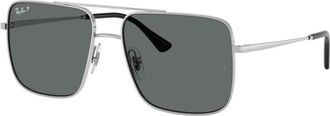 Ray-Ban Rb 3758 00381 Zonnebrillen - unisex - Zonnebrillen - Grijs - 56 MM - Accessoires