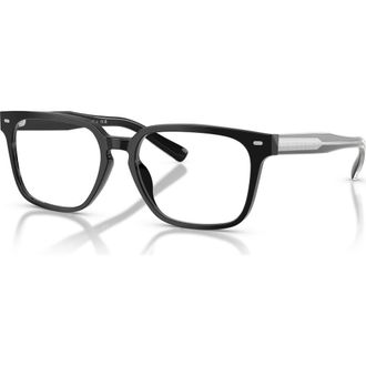Brooks Brothers 56mm Rectangle optical glasses in Black at Nordstrom