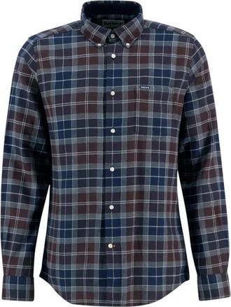 Barbour Op Maat Gemaakt Geruite Overhemd - Heren - Casual Overhemden - Veelkleurig - M - Katoen - Overhemden