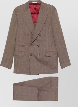 Brunello Cucinelli linen and virgin wool suit