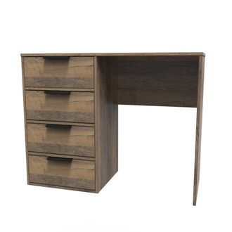 Welcome Furniture Havana Ready Assembled Dressing Table with 4 Drawers - Vintage Oak - Welcome Furniture | TJ Hughes