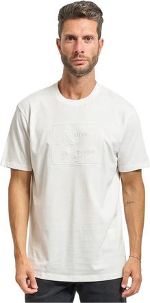 A|X Armani Exchange Hombre, Camisetas, Blanco, Talla: L