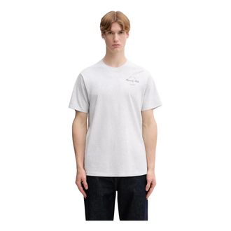 Sporty & Rich T-shirt Beverly Script - - Tops - Uomo - Grigio - L
