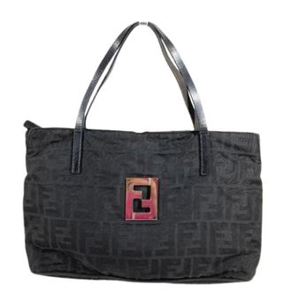Fendi Pre-owned Tote Bags, female, Black, Size: ONE SIZE Pre-owned Vintage Tote Bag