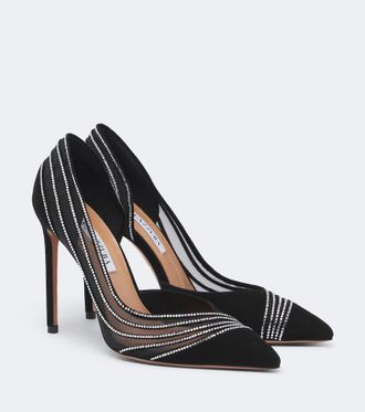 Aquazzura Salones Dream Girl de ante adornados