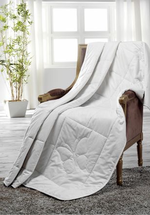 DREAMS Naturfaserbettdecke »Classic« leicht Füllung 100% Seide 1 Stk. tlg. guter Feuchtigkeitstransport, ideal für die warmen Monate