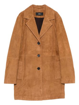 Arma Joni suede coat - Brown