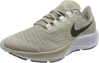 Nike Nike Mens AIR Zoom Pegasus 37 Running Shoe, Stone Black Lt Army Off Noir Barely Green, 8 UK