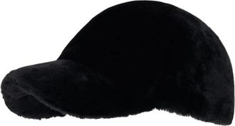 Halfboy Hw 25 Fur Hat - unisex - Petten - Zwart - ONE Size - Leer - Accessoires