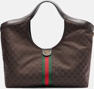 Gucci Gucci Giglio Large GG Canvas tote bag