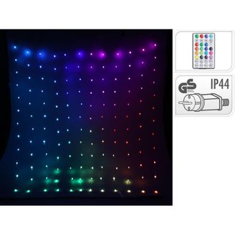 Basics Cortina De Leds, Rgb, 400led, 220v, Con Mando A Distancia