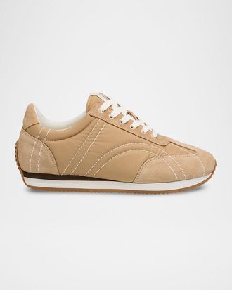 Toteme Suede Retro Runner Sneakers