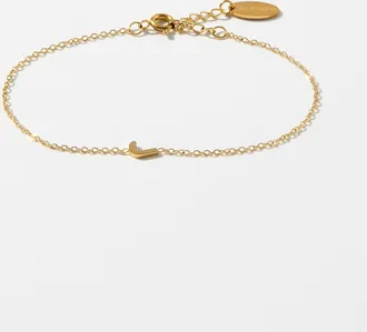 Simons Womens Alphabet character chain bracelet