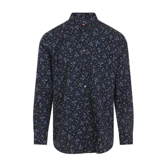 Paul Smith Overhemden, Heren, Blauw, M, Katoen, Blauw Stijlvol Katoenen Overhemd Aw 25