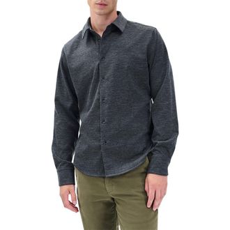 Rag & Bone Tomlin Merino Wool Button-Up Shirt in Charcoal at Nordstrom Rack, Size Xx-Large