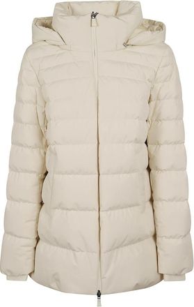Herno Piumino Medio 2Layers - Dames - Winterjassen - Beige - S - Leer - Jassen
