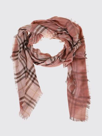 Burberry Sciarpa in misto lana e seta con motivo check