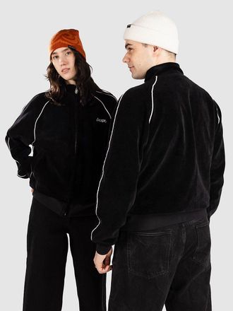 Jacker Velvet Reflective Track Chaqueta negro