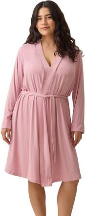 Kindred Bravely Clea Classic Robe in Light Mauve at Nordstrom, Size Medium