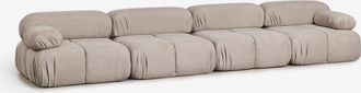 Sklum Sof&aacute; Modular De 4 Piezas En Boucl&eacute; Envasado Al Vac&iacute;o Kendall Sklum