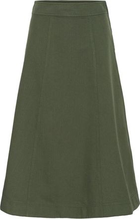 Part Two Midi Rok - Dames - Midirokken - Groen - XS - Rokken