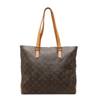 Louis Vuitton Monogram Brown Pvc Leather Shoulder Bag Tote Bag (Pre-Owned)