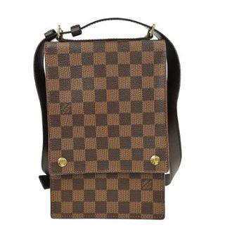 Louis Vuitton Pre-owned Cross Body Bags, female, Brown, Size: ONE SIZE Pre-owned Canvas Cross Body Bag