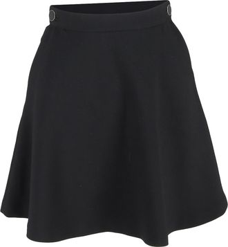 Sandro Sandro A-lijn minirok in zwart polyester