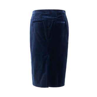 Tom Ford Womens Blue Cotton Midi Skirt