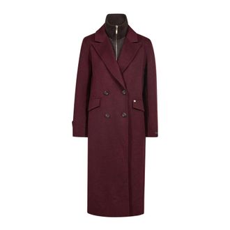 Mos Mosh Single-Breasted Coat - Heren - Mantel - Rood - S - Jassen