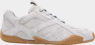 Versace Mens Galaxia Suede Low-Top Sneakers