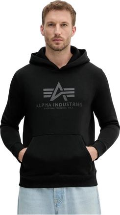 Alpha Industries Basic Carbon Hoodie - Heren - Hoodies - Zwart - M - Hoodies & sweatvesten