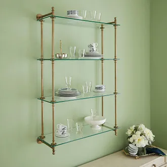 Ballard Designs Marloe Shelf - Glass Shelves - Ballard Designs