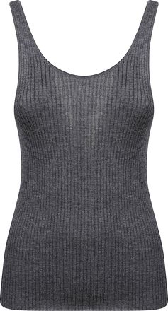 Pinko Saint Tropez Ribbed Knit Tank Top