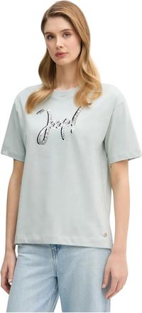 Joop Toraya T-shirt - Dames - T-shirts - Groen - XS - Katoen - Tops
