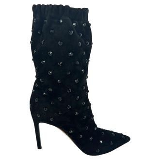Valentino Valentino Rockstud Laarzen in Zwart Su&egrave;de