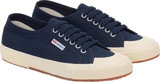 Superga Unisex 2390 Militaire Sportschoenen voor Volwassenen (Navy/Off Wit)