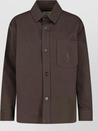 Saint Laurent gabardine shirt jacket