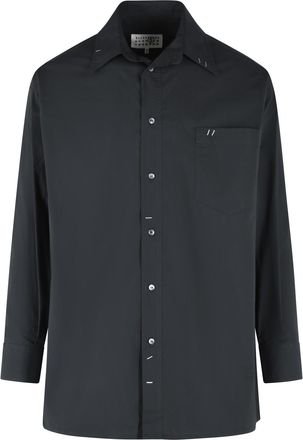 Maison Margiela Camicia Mm6 Maison Margiela Nera in Cotone
