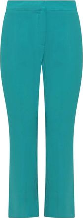 Semicouture Slim-fit Broeken - Dames - Wijde Broeken - Blauw - S - Broeken