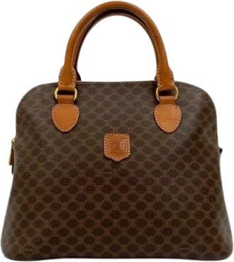 Celine Pre-owned Handbags, female, Brown, Size: ONE SIZE Pre-owned Leather handbags
