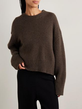 Pull à Manches Longues En Tricot Torsadé Et Col Roulé Pour