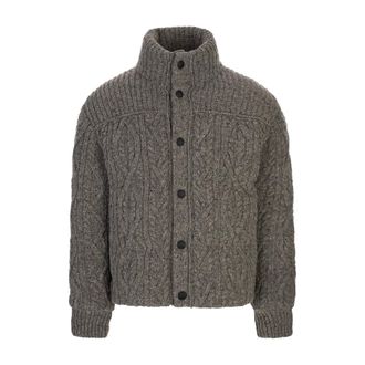 Moncler Down Jackets, male, Gray, L, Ellesmere Short Down Jacket