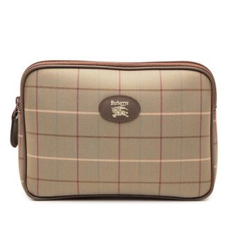 Burberry Pre-owned Burberry Vintage Check Canvas Clutch Ladies N82ZQ63KLSVXQND3