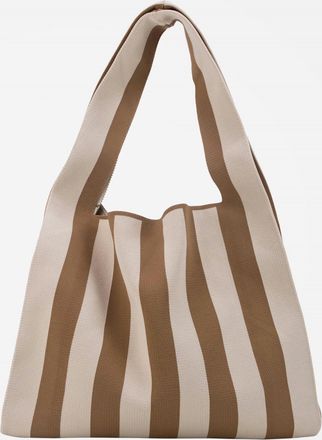 Hvisk Womens Carry Bag In Brown Stripe