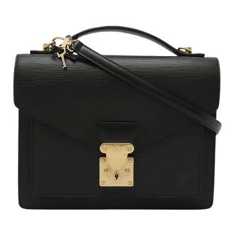 Louis Vuitton Pre-owned Handbags, female, Black, Size: ONE SIZE Pre-owned Vintage Handbag