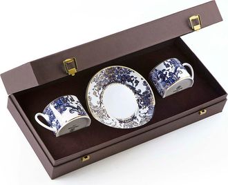 Roberto Cavalli Tea Cup & Saucer with Luxury Box in Azulejos at Nordstrom