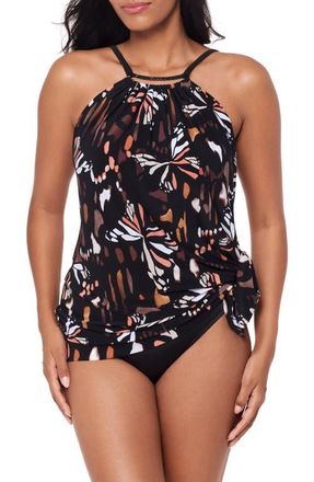 Magic Suit By Miraclesuit Chrysalis Parker Underwire One-Piece Swimsuit in Black/Multi at Nordstrom, Size 10