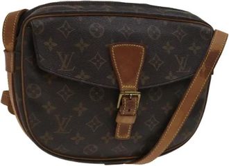 Louis Vuitton Tweedehands Canvas Louis Vuitton tassen - Dames - Vintage Schoudertas - Bruin - ONE Size - Leer - Vintage