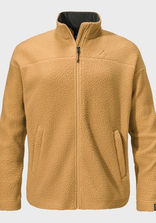 Sch&ouml;ffel Fleecejacke SCH&Ouml;FFEL CIRC Fleece Jk Style Purga WMS, Damen, Gr. 40, braun (4205, braun), Oberstoff: 100% Polyester, relaxed fit, hoch geschlossener Au